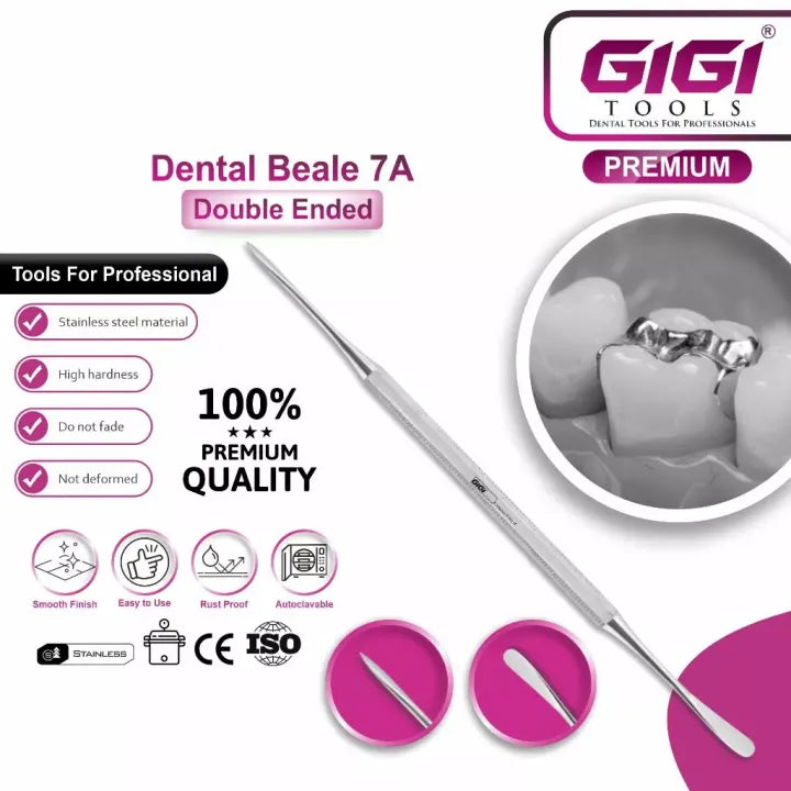 GIGI Tools Dental Wax Modeling Carver Instrument Beale 7A Stainless Steel CE Certified