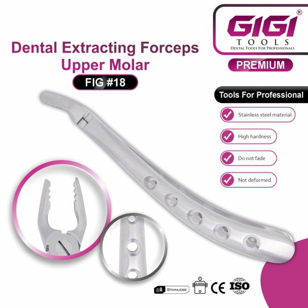 Dental Extracting Forceps Fig. #18 (Upper Molar)