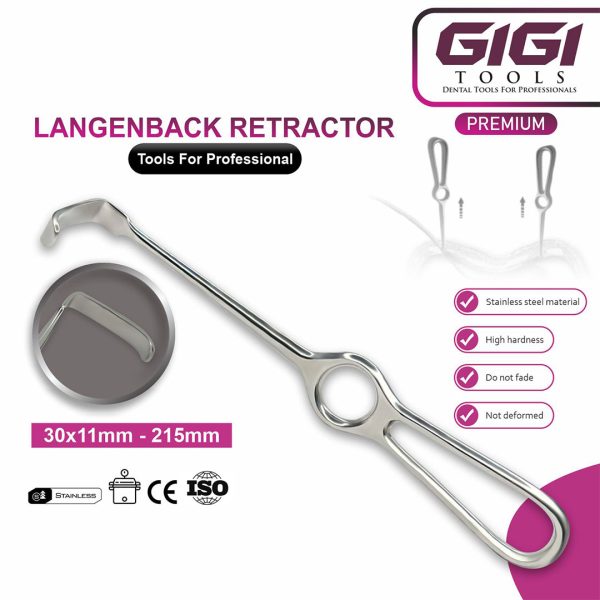 Langenbeck Retractor – Right-Angled Oral Surgery Soft Tissue Retractor