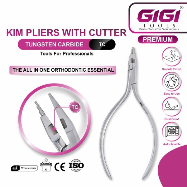 Orthodontic Kim Pliers with Tungsten Carbide Wire Cutter