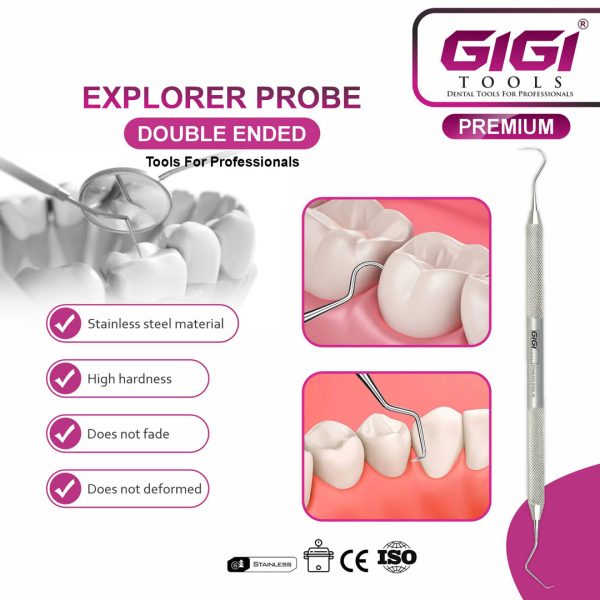 Dental Examination Instruments - 3-Piece Exam Set