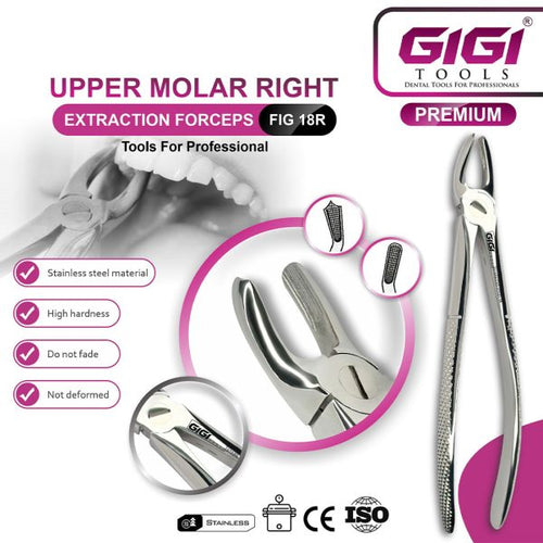 Adult Extraction Forceps Fig. 18R Upper Molars - Right