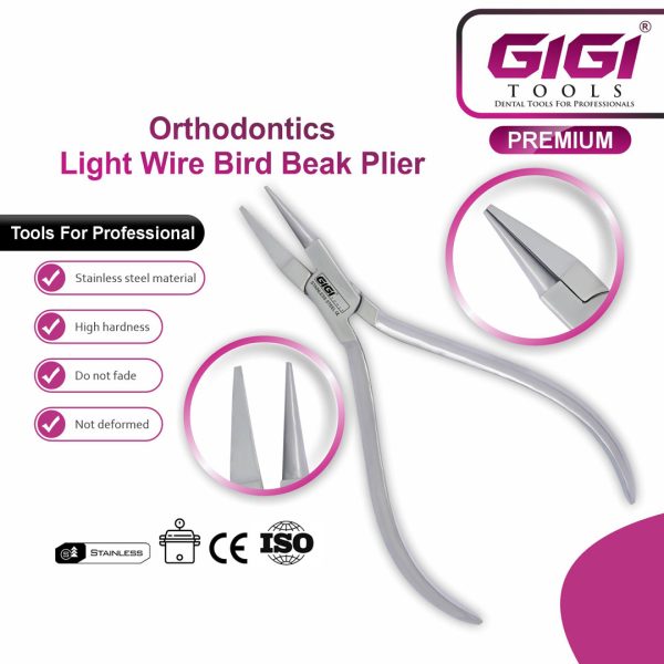 Orthodontic Light Wire Bending Bird Beak Pliers