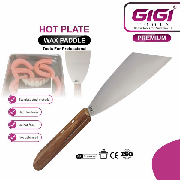 Hot Plate Wax Paddle – 20cm Dental Lab Wax Leveling Tool