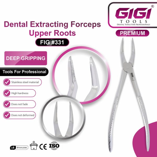 Dental Extracting Forceps Fig. 331 for Upper Roots