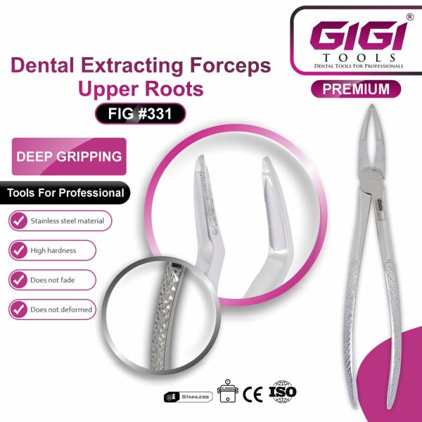 Dental Extracting Forceps Fig. 331 for Upper Roots