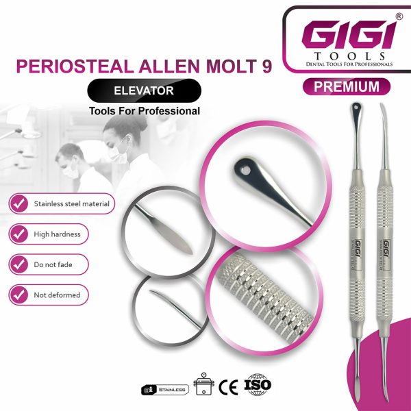 Allen Periosteal Elevator Molt 9 – Dual-Ended Dental Surgery Instrument