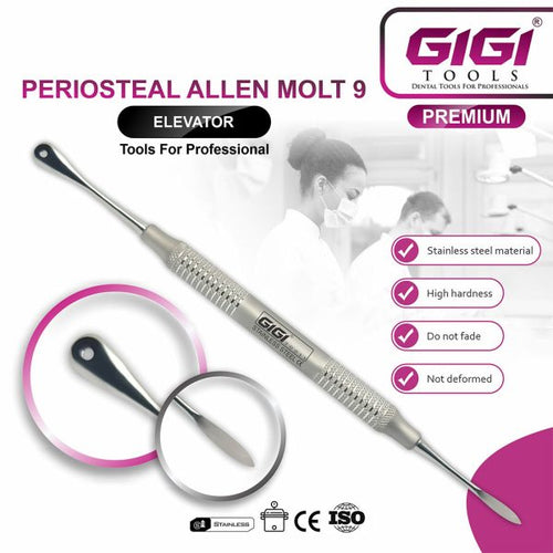 Allen Periosteal Elevator Molt 9 – Dual-Ended Dental Surgery Instrument