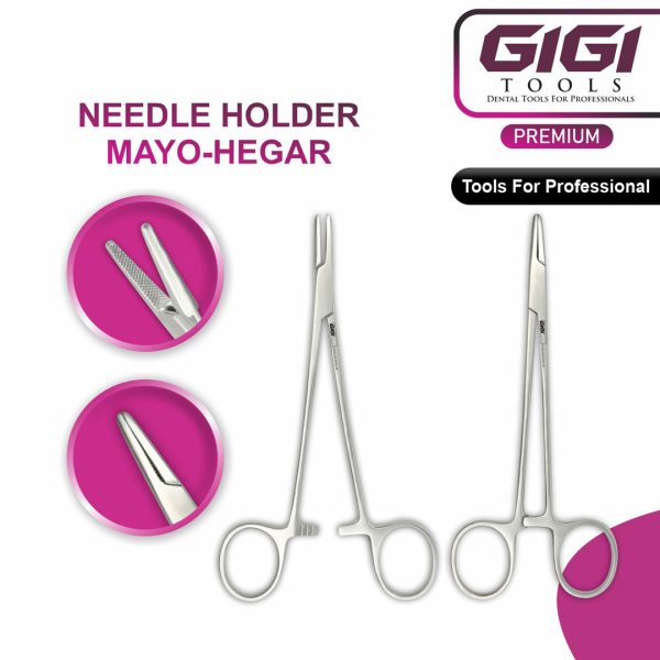 Mayo-Hegar Needle Holder Surgical Suture Instrument