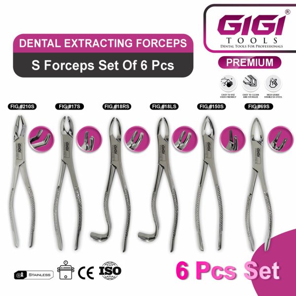 Dental Extracting Forceps Professional Surgical Sets