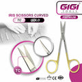 Iris Scissors Curved TC Gold-Plated