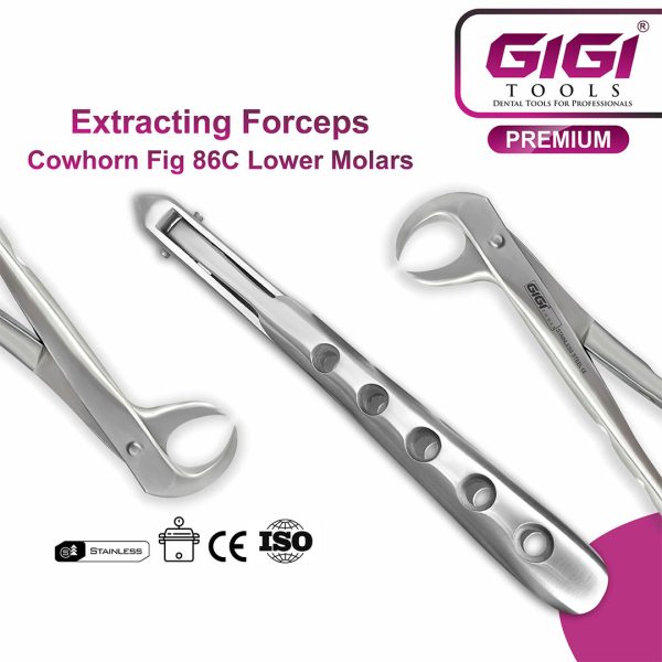 Adult Lower Cowhorn Extraction Forceps Fig. 86C