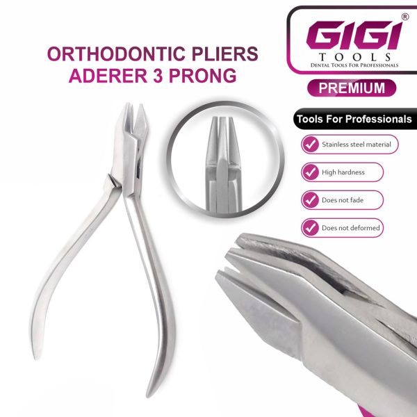 Orthodontic Pliers Aderer 3 Prong