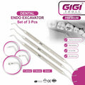 Dental Endo Excavator – Dual-Ended Spoon, 1.2mm, 1.8mm & 2mm