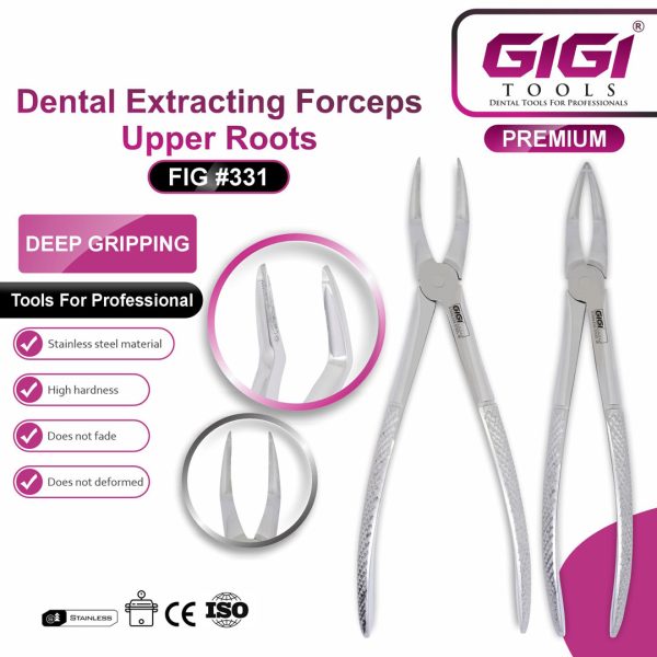 Dental Extracting Forceps Fig. 331 for Upper Roots