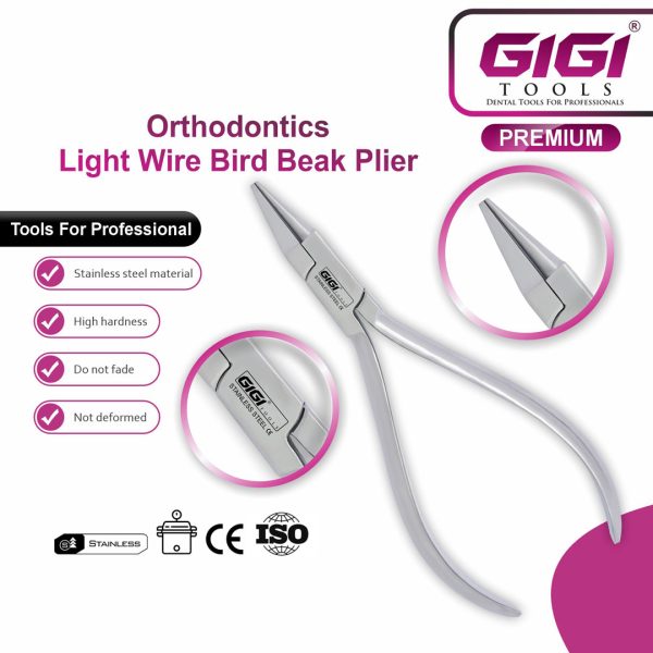 Orthodontic Light Wire Bending Bird Beak Pliers