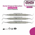 Dental Gingival Retraction Cord Packer – Micro-Serrated, 1.5mm, 2.2mm & 2.5mm