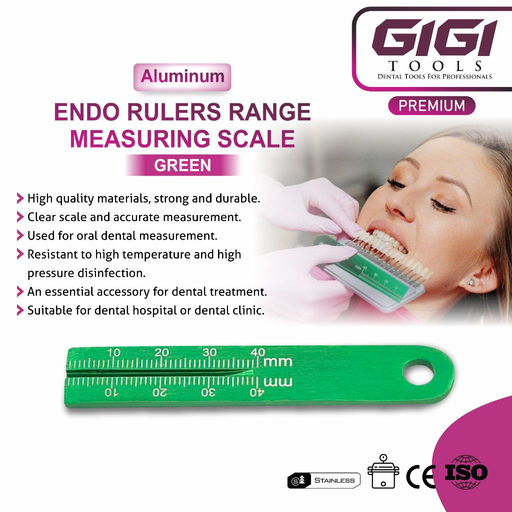 Aluminum Endo Ruler – Root Canal File Measuring Block