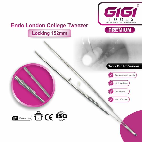 Endo London College Tweezers (Locking, 152mm)