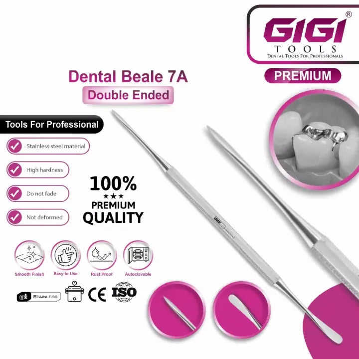 GIGI Tools Dental Wax Modeling Carver Instrument Beale 7A Stainless Steel CE Certified