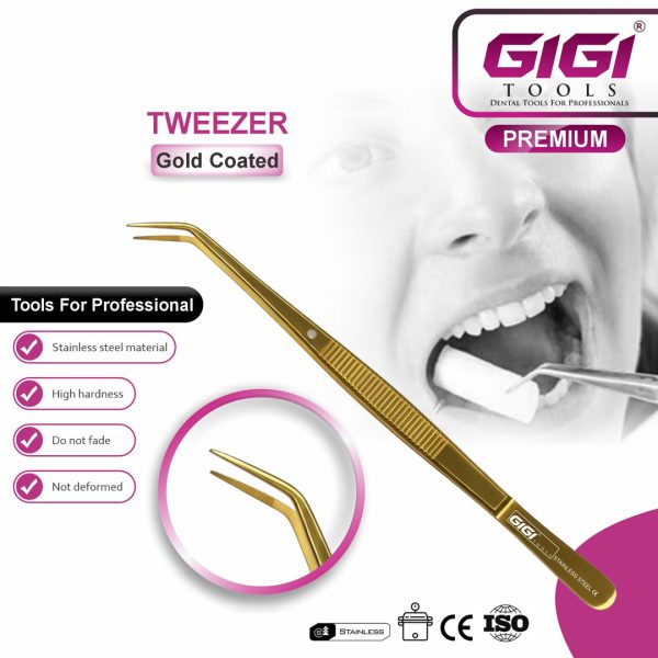 Gold-Coated Hollow Handle Dental Examination Set