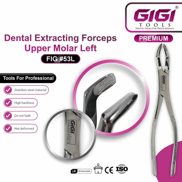 Dental Extracting Forceps Fig. 53L & 53R Upper Molar