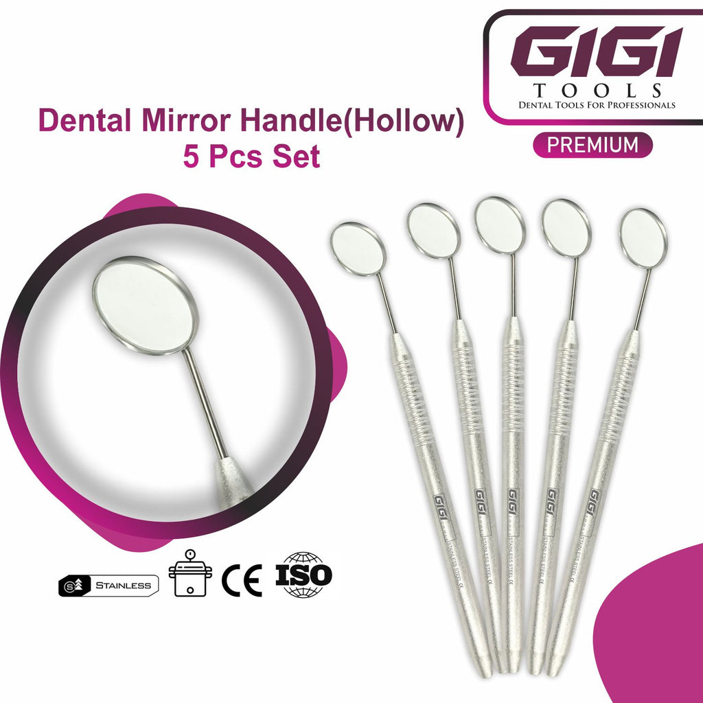 Dental Mirror Handle (Hollow) - 5 Pcs Set