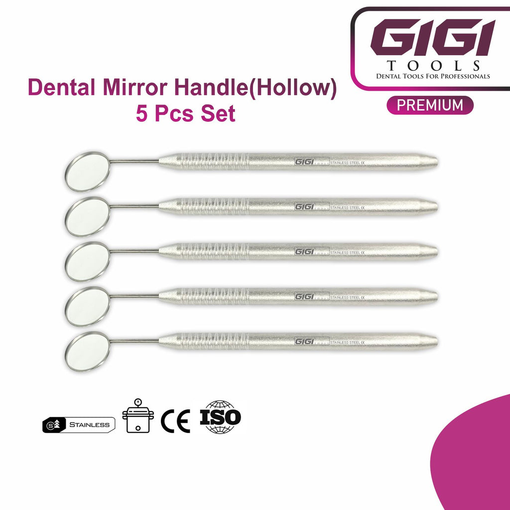 Dental Mirror Handle (Hollow) - 5 Pcs Set