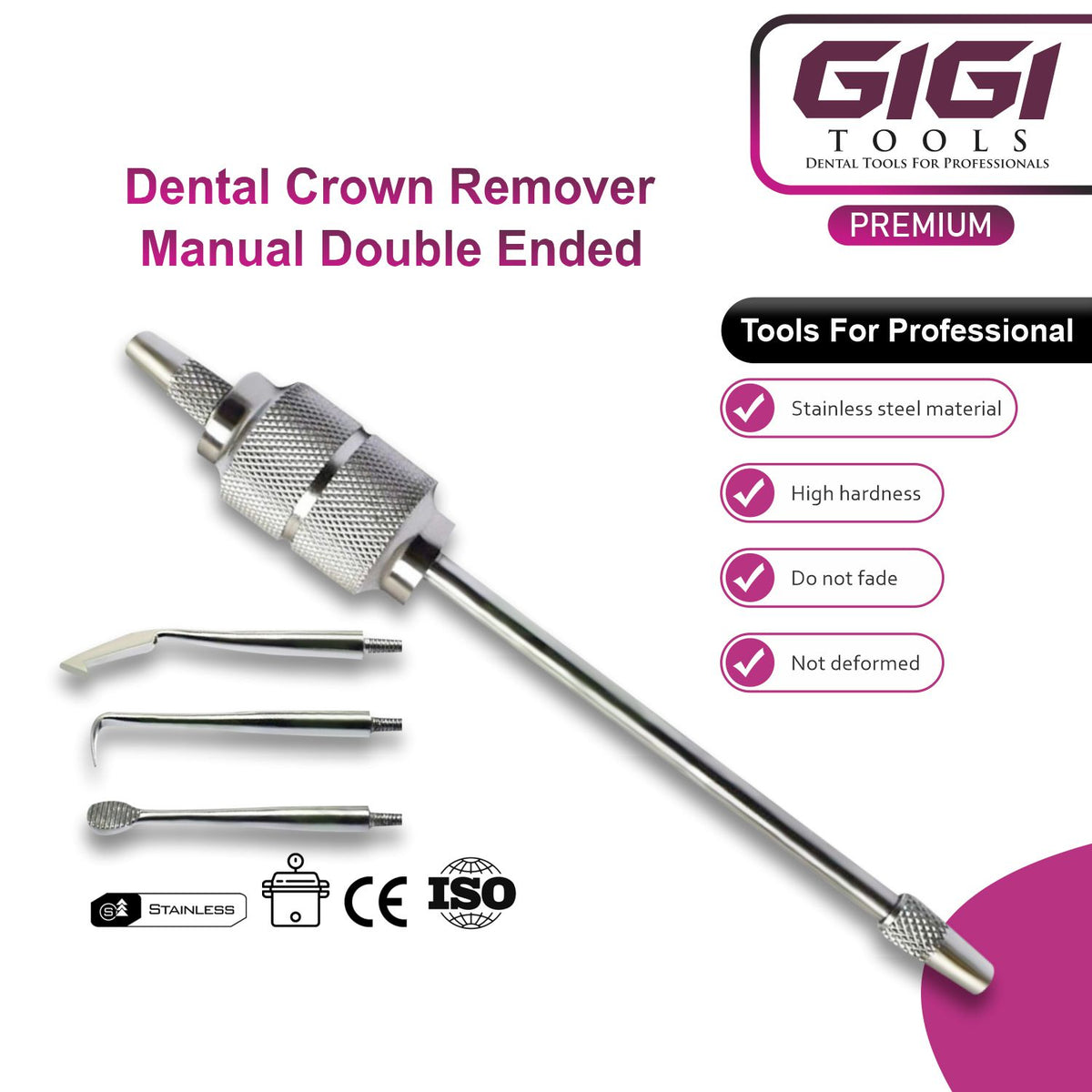 Automatic Dental Crown & Bridge Remover Gun-Type Mechanical Suite