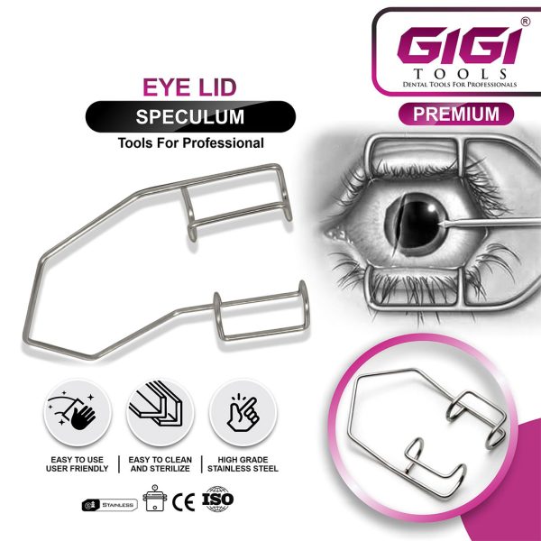 Eyelid Speculum – Adjustable Stainless Steel Surgical Retractor