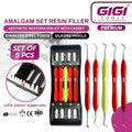 Aesthetic Restoration Kit - Amalgam & Composite Resin Filler 5-Piece Set