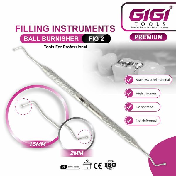 Ball Burnishers Filling Instruments 3-Piece Set