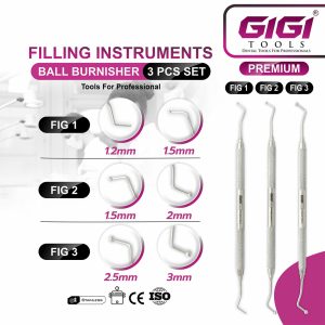 Ball Burnishers Filling Instruments 3-Piece Set