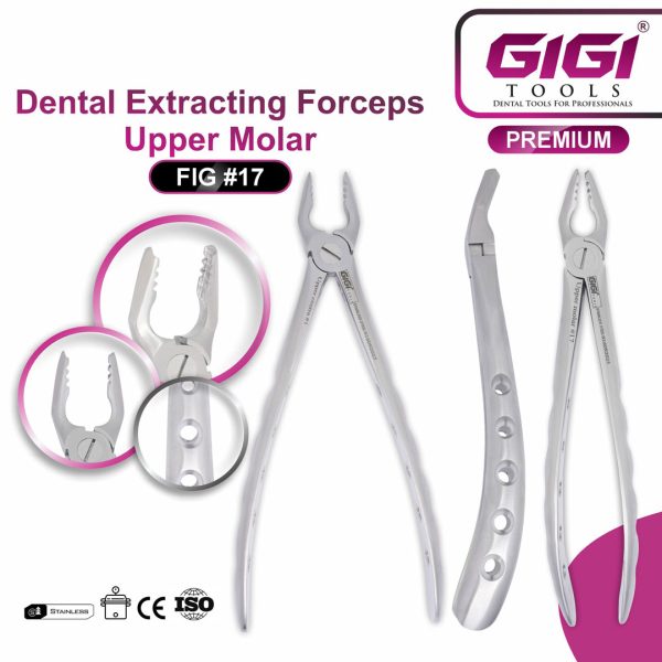 Dental Extracting Forceps Fig. #17 (Upper Molar)