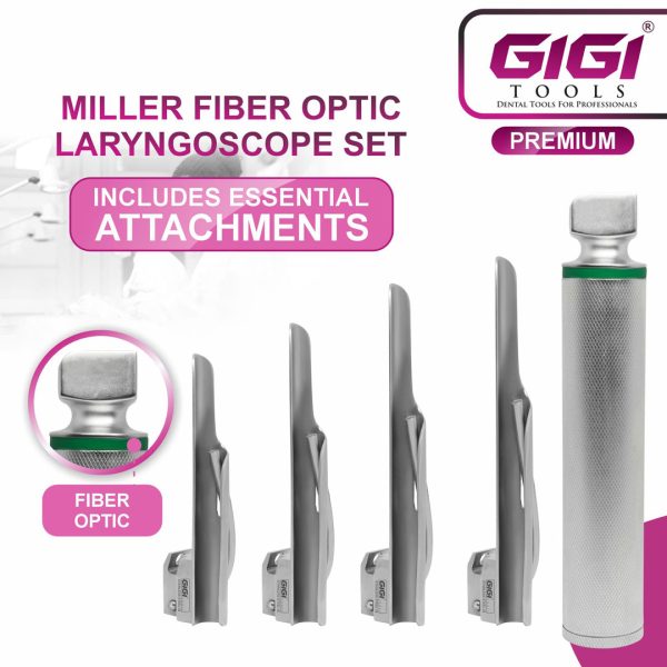 Miller Fiber Optic Laryngoscope Set