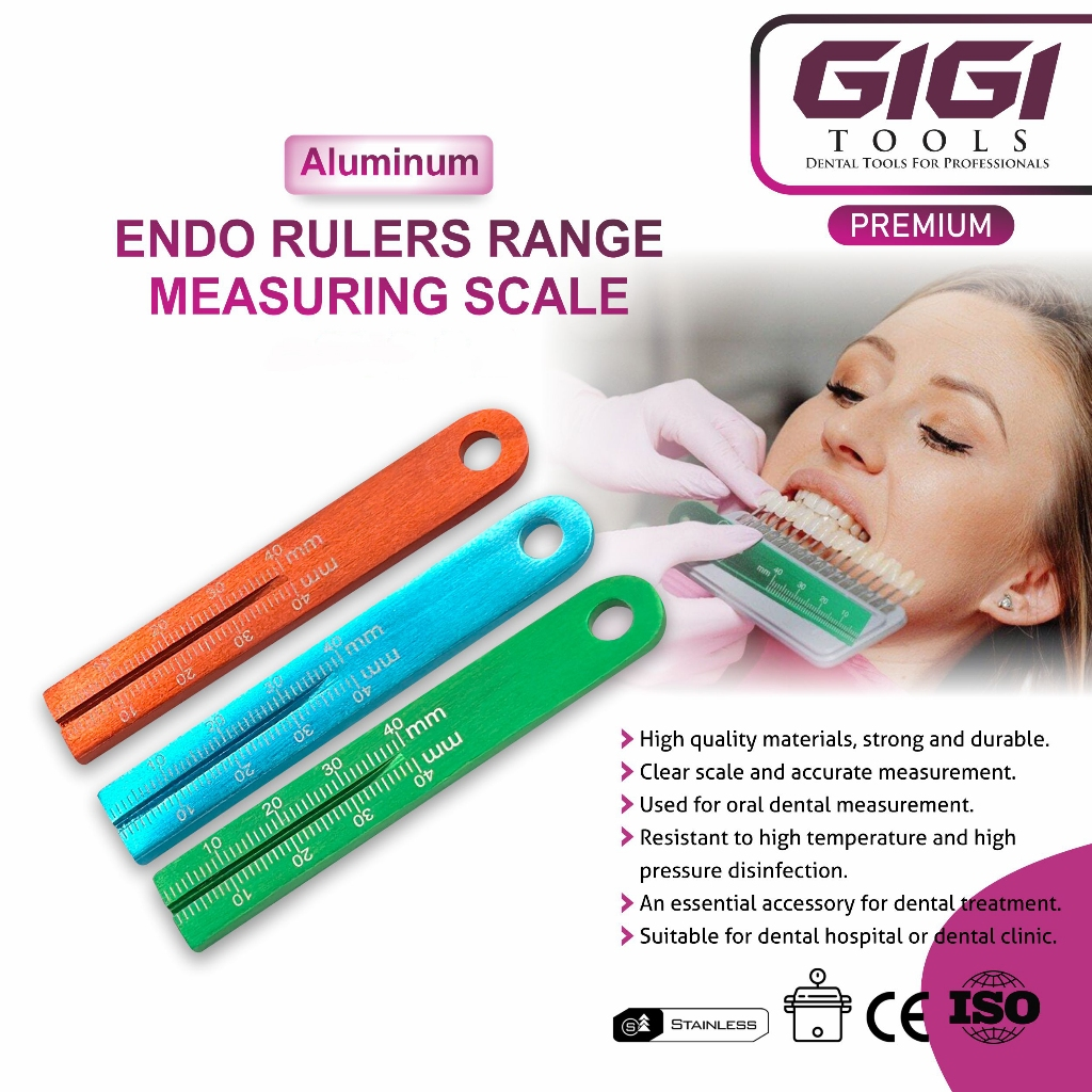 Aluminum Endo Ruler – Root Canal File Measuring Block