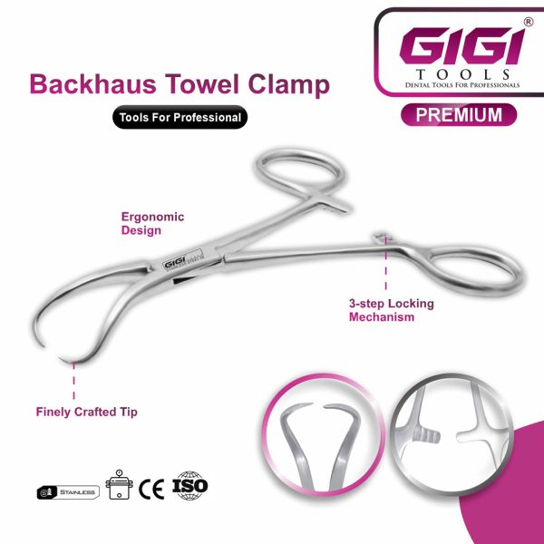 Backhaus Towel Clamps & Surgical Drape Forceps