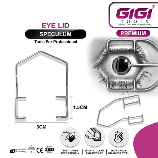 Eyelid Speculum – Adjustable Stainless Steel Surgical Retractor