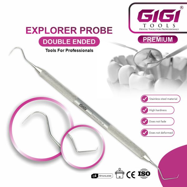 Dental Examination Instruments - 3-Piece Exam Set