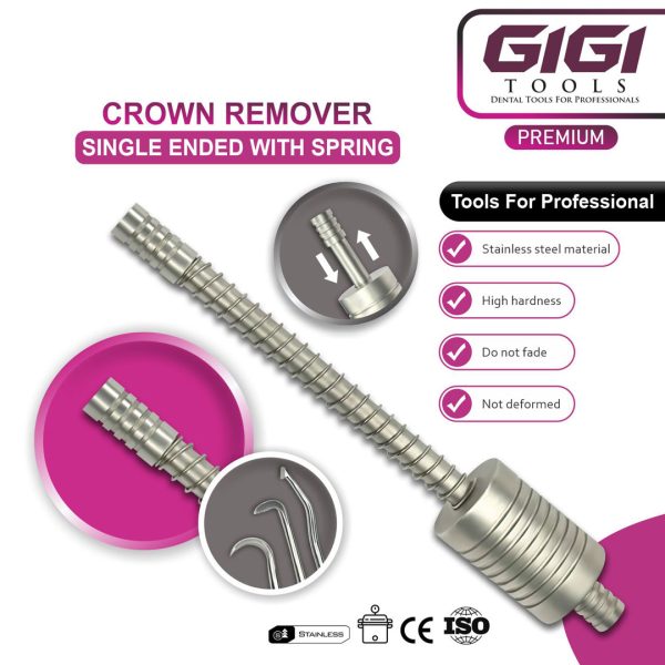 Crown Remover Single Ended with Spring