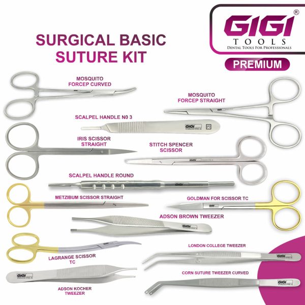 Professional Surgical Suture & Dissection Kits