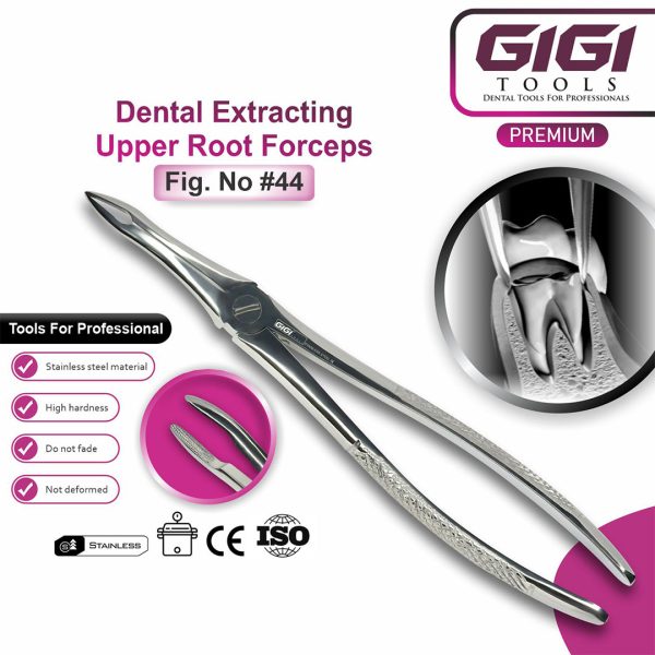 Dental Root Fragment & Splinter Extraction Forceps 3-Piece Set
