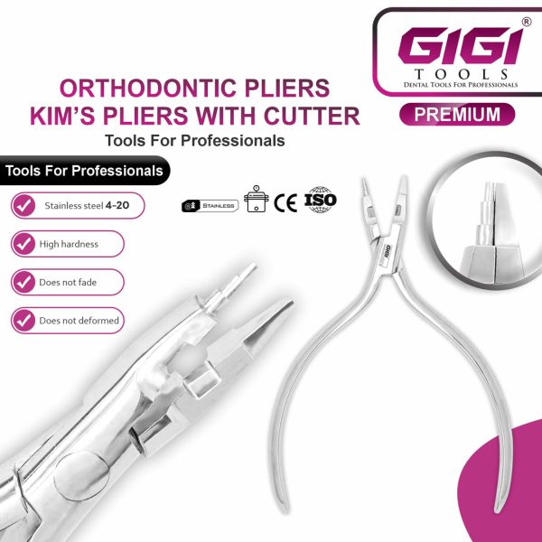 Orthodontic Kim’s Plier with Wire Cutter