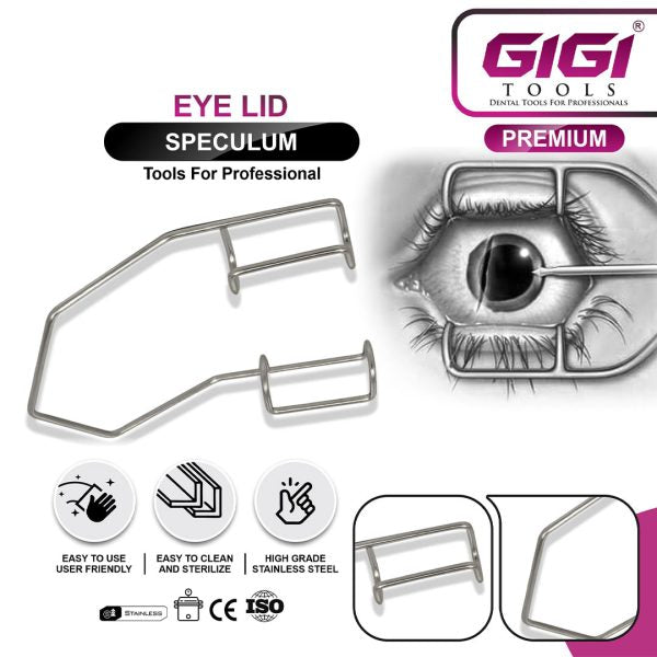 Eyelid Speculum – Adjustable Stainless Steel Surgical Retractor