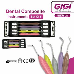 Dental Composite Instruments 5-Piece Set