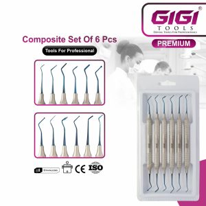Dental Composite Instruments 6-Piece Set