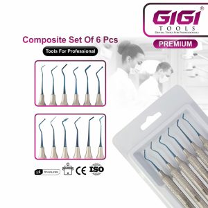 Dental Composite Instruments 6-Piece Set