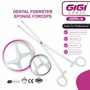 Dental Foerster Sponge Forceps (Straight, Serrated Jaws)