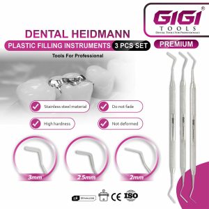 Dental Heidemann Separating & Filling Instruments 3-Piece Set