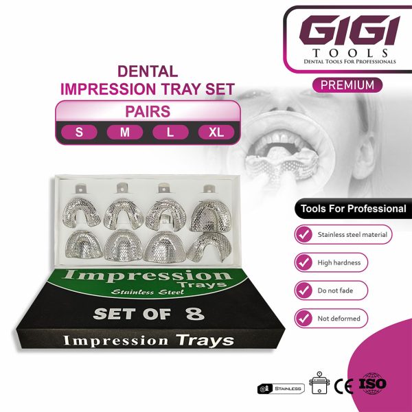 Dental Impression Trays (8-Piece Set)
